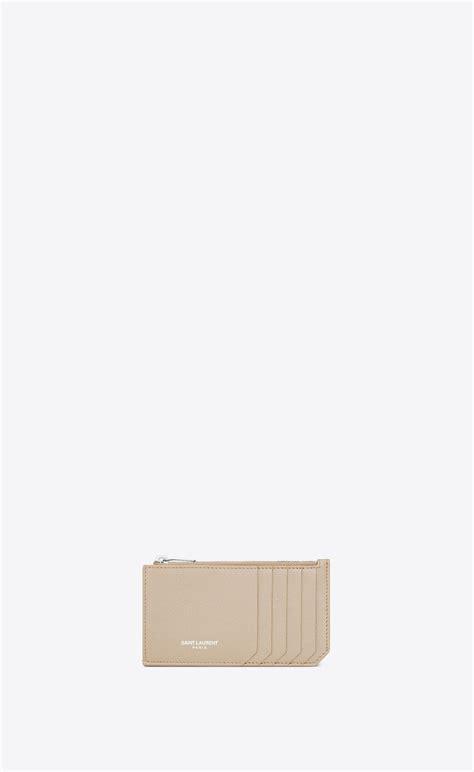 ysl fragments zipped card case|SAINT LAURENT PARIS fragments zipped card case .